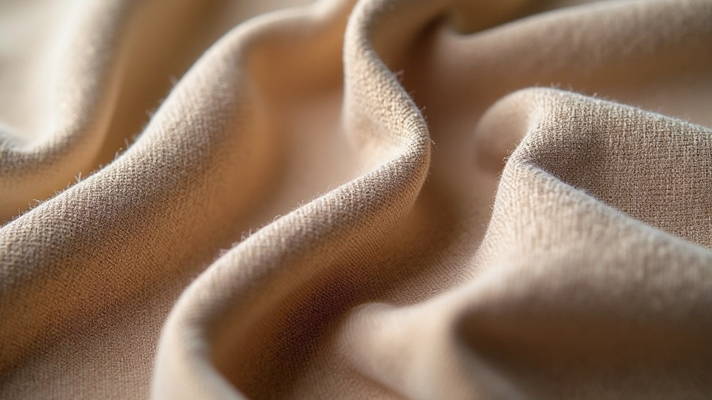 Dettagli ravvicinati di tessuti italiani pregiati con trame e texture di alta qualità